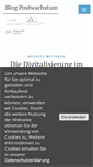 Mobile Screenshot of postwachstum.de